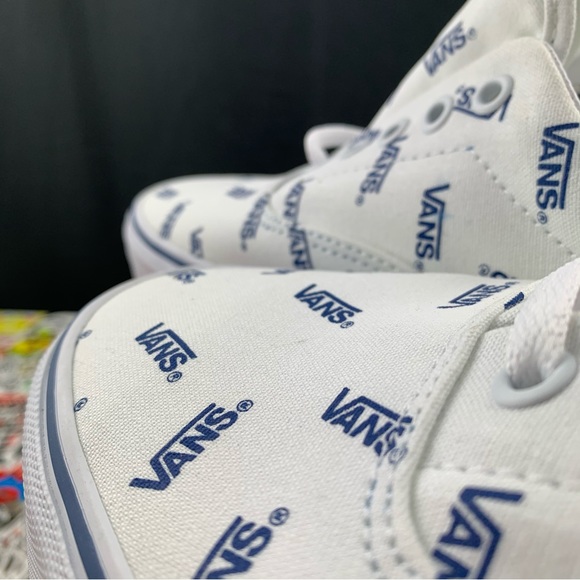 Vans Era White + Blue Logo Men's Various Sizes - Picture 11 of 13